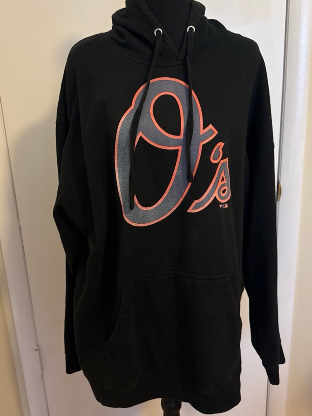Baltimore Orioles MLB Fanatics Black Pullover Hoodie 2XL Independent Trading Co